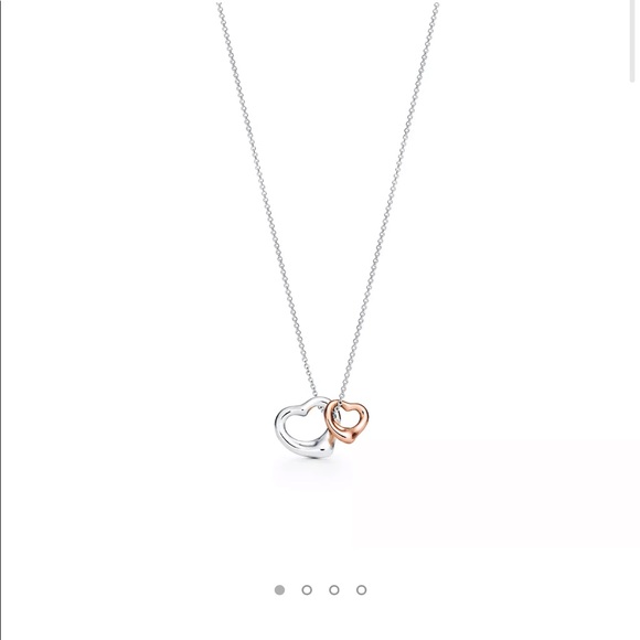 Tiffany Elsa Peretti Open Heart Necklace - Picture 5 of 6